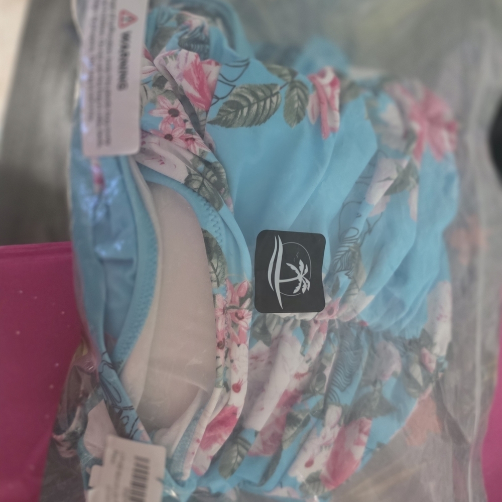 🌊 CUPSHE Size 3X Floral One-Piece Swimsuit | NWT | Plus Size image 7